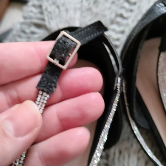 Embellished Faux Suede Pumps - Picture 9 of 16